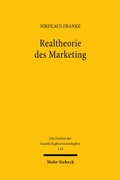 Cover: Realtheorie des Marketing - Mohr Siebeck
