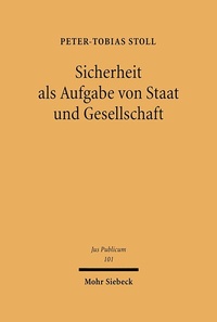 Abbildung von: Sicherheit als Aufgabe von Staat und Gesellschaft - Mohr Siebeck