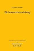 Abbildung von: Die Interventionswirkung - Mohr Siebeck