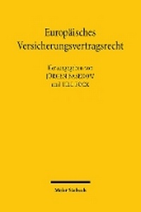 Abbildung von: Europaeisches Versicherungsvertragsrecht - Mohr Siebeck