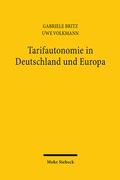Cover: Tarifautonomie in Deutschland und Europa - Mohr Siebeck