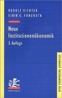 Enlarge image Cover: Neue Institutionenökonomik - Mohr Siebeck