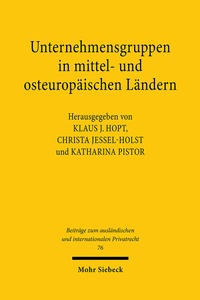 Abbildung von: Unternehmensgruppen in mittel- und osteuropäischen Ländern - Mohr Siebeck