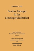 Abbildung von: Punitive Damages in der Schiedsgerichtsbarkeit - Mohr Siebeck