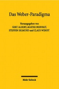 Enlarge image Cover: Das Weber-Paradigma - Mohr Siebeck