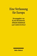 Cover: Eine Verfassung f&uuml;r Europa - Mohr Siebeck