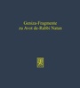 Cover: Geniza-Fragmente zu Avot de-Rabbi Natan - Mohr Siebeck