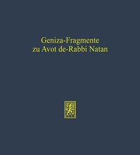 Enlarge image Cover: Geniza-Fragmente zu Avot de-Rabbi Natan - Mohr Siebeck