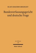 Cover: Bundesverfassungsgericht und deutsche Frage - Mohr Siebeck