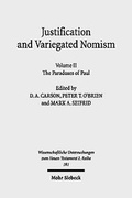 Cover: Justification and Variegated Nomism. Volume II - Mohr Siebeck