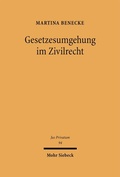 Cover: Gesetzesumgehung im Zivilrecht - Mohr Siebeck