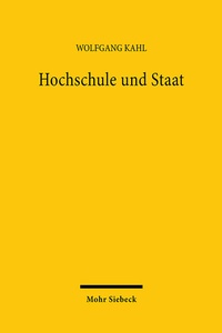 Abbildung von: Hochschule und Staat - Mohr Siebeck