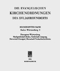 Cover: Die evangelischen Kirchenordnungen des XVI. Jahrhunderts / Baden-W&uuml;rttemberg II - Mohr Siebeck