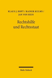 Abbildung von: Rechtshilfe und Rechtsstaat - Mohr Siebeck