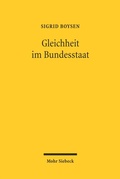 Abbildung von: Gleichheit im Bundesstaat - Mohr Siebeck