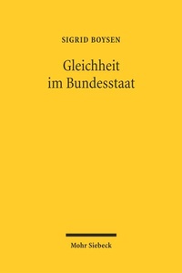 Abbildung von: Gleichheit im Bundesstaat - Mohr Siebeck