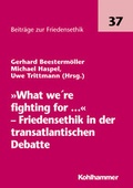 Cover: "What we're fighting for..." - Kohlhammer