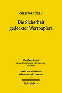 Abbildung von: Die Sicherheit gedeckter Wertpapiere - Mohr Siebeck