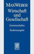 Cover: Max Weber-Studienausgabe - Mohr Siebeck