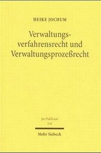 Abbildung von: Verwaltungsverfahrensrecht und Verwaltungsprozeßrecht - Mohr Siebeck
