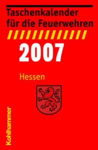 Abbildung von: Taschenkalender für die Feuerwehren 2007 - Kohlhammer