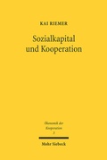 Cover: Sozialkapital und Kooperation - Mohr Siebeck