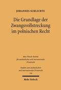 Abbildung von: Die Grundlage der Zwangsvollstreckung im polnischen Recht - Mohr Siebeck
