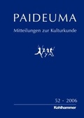 Cover: Paideuma / PAIDEUMA 52/2006 - Kohlhammer