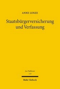 Abbildung von: Staatsbürgerversicherung und Verfassung - Mohr Siebeck