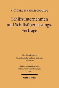 Abbildung von: Schiffsunternehmen und Schiffsüberlassungsverträge - Mohr Siebeck