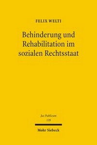 Abbildung von: Behinderung und Rehabilitation im sozialen Rechtsstaat - Mohr Siebeck