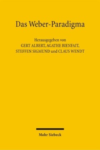 Enlarge image Cover: Das Weber-Paradigma - Mohr Siebeck
