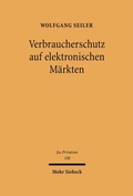 Cover: Verbraucherschutz auf elektronischen M&auml;rkten - Mohr Siebeck
