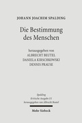 Cover: Kritische Ausgabe - Mohr Siebeck