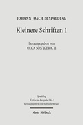 Cover: Kritische Ausgabe - Mohr Siebeck