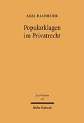 Abbildung von: Popularklagen im Privatrecht - Mohr Siebeck