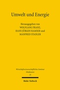 Cover: Umwelt und Energie - Mohr Siebeck