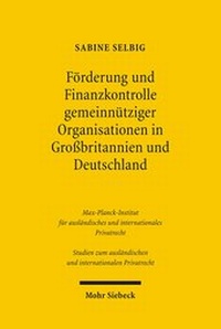 Abbildung von: Förderung und Finanzkontrolle gemeinnütziger Organisationen in Großbritannien und Deutschland - Mohr Siebeck