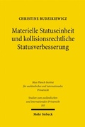 Cover: Materielle Statuseinheit und kollisionsrechtliche Statusverbesserung - Mohr Siebeck