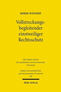 Abbildung von: Vollstreckungsbegleitender einstweiliger Rechtsschutz - Mohr Siebeck