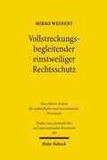 Abbildung von: Vollstreckungsbegleitender einstweiliger Rechtsschutz - Mohr Siebeck