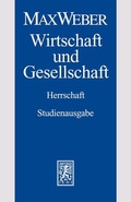 Cover: Max Weber-Studienausgabe - Mohr Siebeck