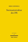 Cover: Normsatzstruktur des IPR - Mohr Siebeck