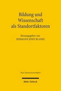 Abbildung von: Bildung und Wissenschaft als Standortfaktoren - Mohr Siebeck
