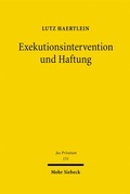 Cover: Exekutionsintervention und Haftung - Mohr Siebeck