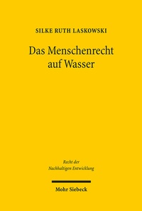 Abbildung von: Das Menschenrecht auf Wasser - Mohr Siebeck