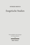 Cover: Exegetische Studien - Mohr Siebeck