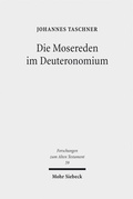 Cover: Die Mosereden im Deuteronomium - Mohr Siebeck
