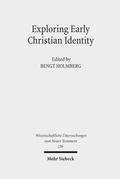 Cover: Exploring Early Christian Identity - Mohr Siebeck