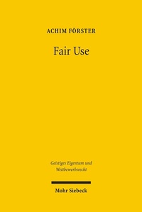 Abbildung von: Fair Use - Mohr Siebeck